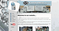 Desktop Screenshot of platenpress.co.za